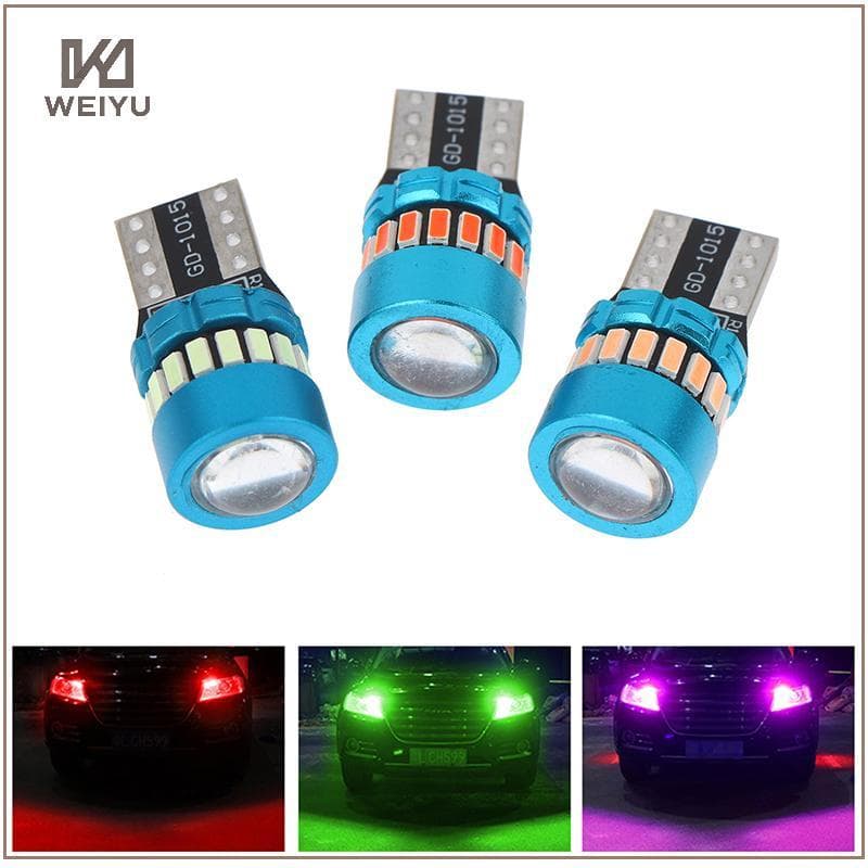 WEIYU Carro Tru Luzes Interior Lâmpada T10 Led Canbus W5W Lâmpadas Luz Da Placa De Licença Do Lateral Cúpula Leitura BR