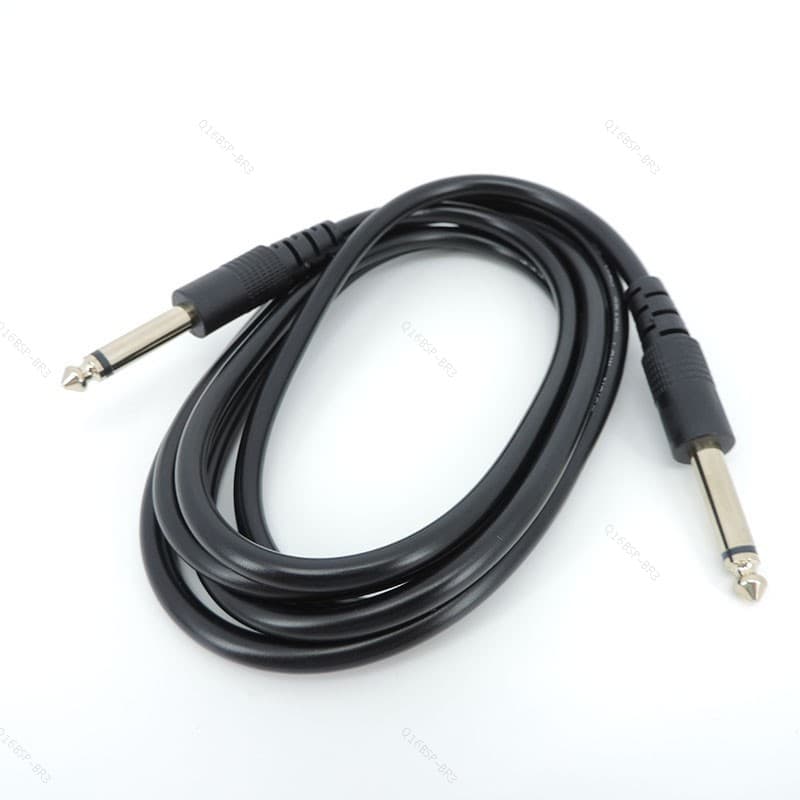6.5mm 6.35mm jack Macho Para 6.35mm Conector De Alto-Falante Instrumento Cabo De Guitarra De Áudio Amplificador Misturad