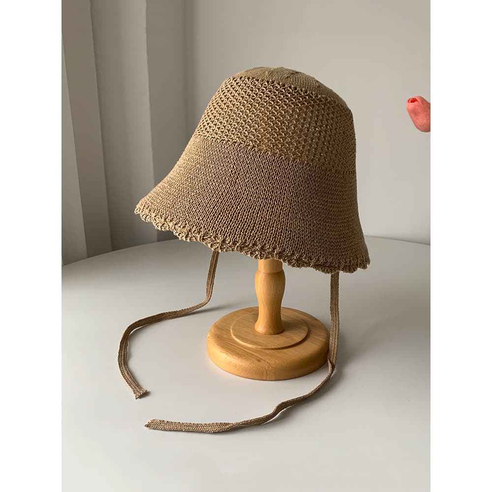 Chapéu balde de renda feminino primavera verão novo estilo oco respirável chapéu de sol moda All-Match chapéu de sol peq