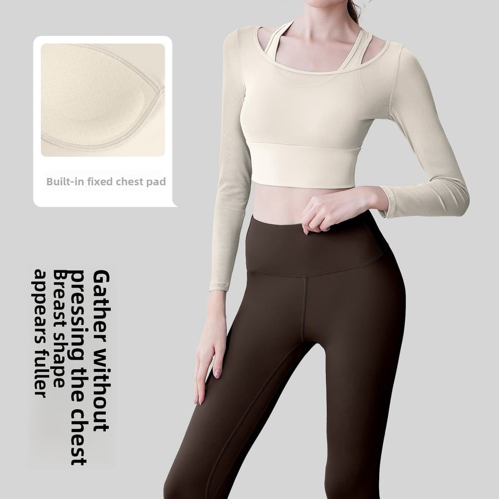 Sutiã sem desgaste Slim-fit Display Fitness Wear