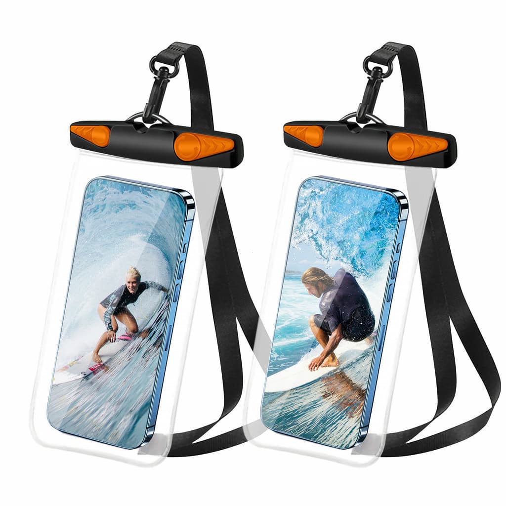 Capa de celular à prova d'água IPX8 mais vendida, adequada para natação, fontes termais, rafting e mergulho - capa de ce