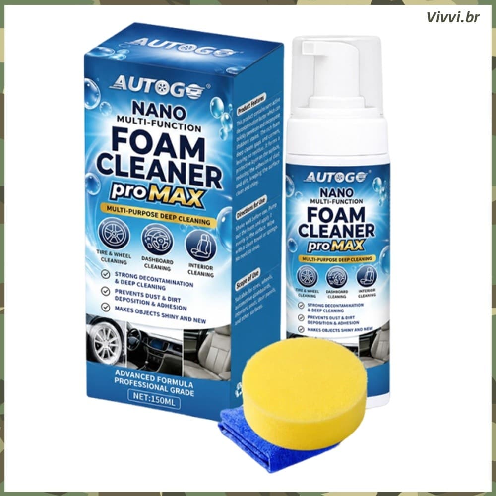 Repelente De Poeira 150ml Limpeza Profunda Para Tecido De Couro E Removedor De Manchas De Pneus _VVI