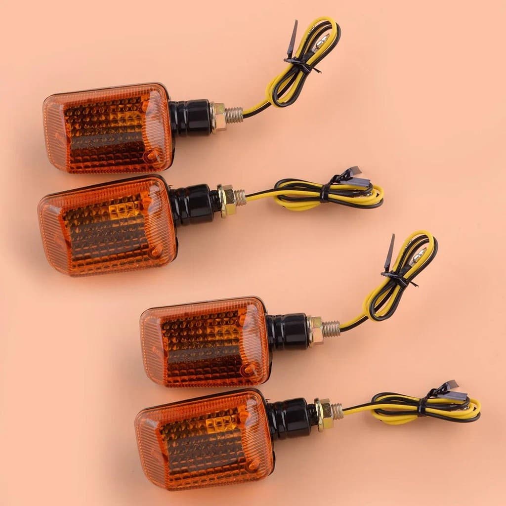 4 Pçs Motocicleta Turn Signal Light Lâmpada 12V Apto Para Honda Nighthawk 250 650 750 Sombra VT1100 VT500 VT750 VT600 VT