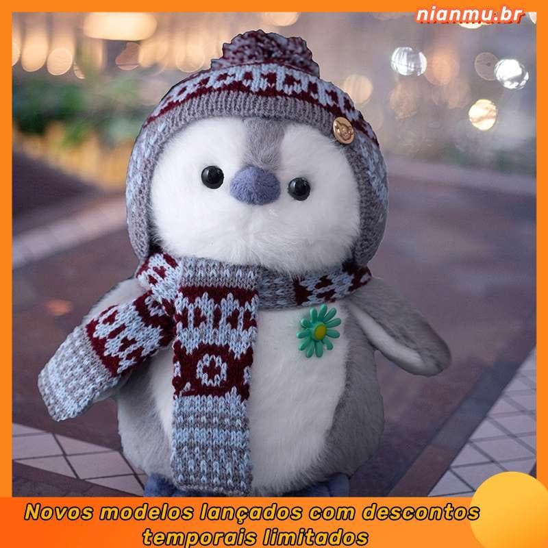 Pequeno pinguim boneca brinquedo de pelúcia bonito boneca dormir travesseiro pequena boneca Tanabata das crianças presen