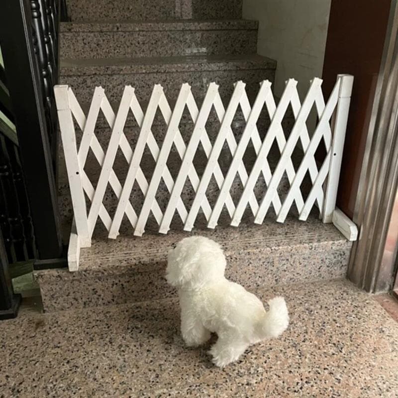 Cerca telescópica cerca ao ar livre cerca pátio cerca jardim Rattan quadro de escalada varanda interior decoração conser