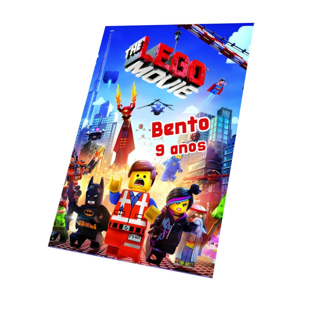 Kit Livrinhos para Colorir Lego Lembrancinha Personalizada com Nome e Idade