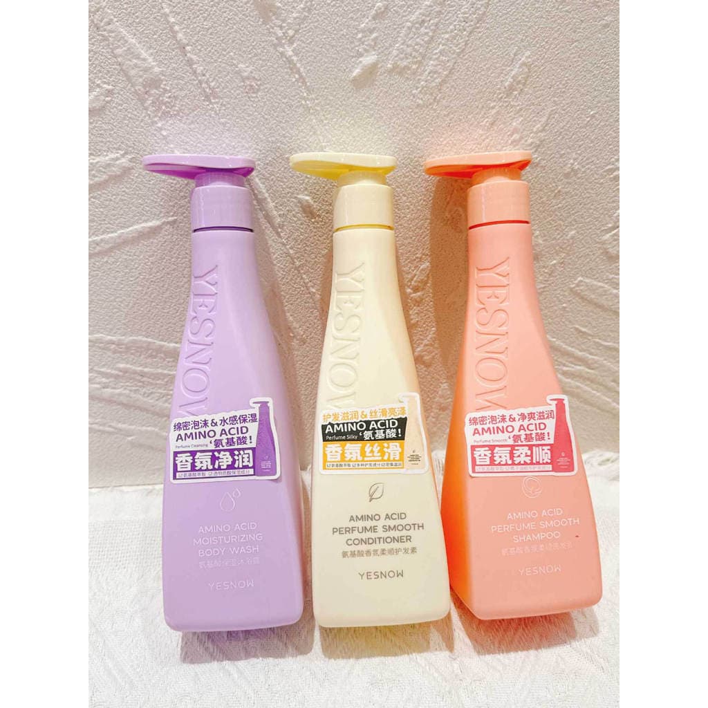 YESNOW Yingxue Aminoácido Fragrância Suavizante Shampoo Fragrância Hidratante Hidratante Condicionador de Cabelo Lavagem