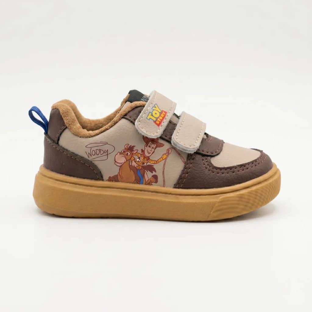 Tênis Infantil Menino Toy Story Woody Fecho DTS21DY Caramelo