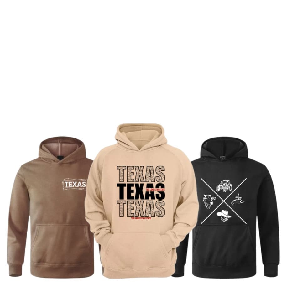 Kit 3 Moletom Canguru Unissex Estampado Blusa de Frio Masculina Tendencia Promoção