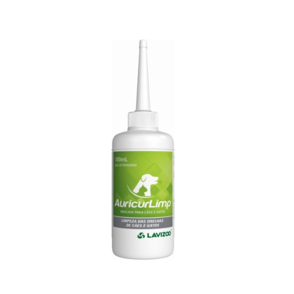 Solução de Limpeza Para Cães e Gatos Auricur Limp 100ml