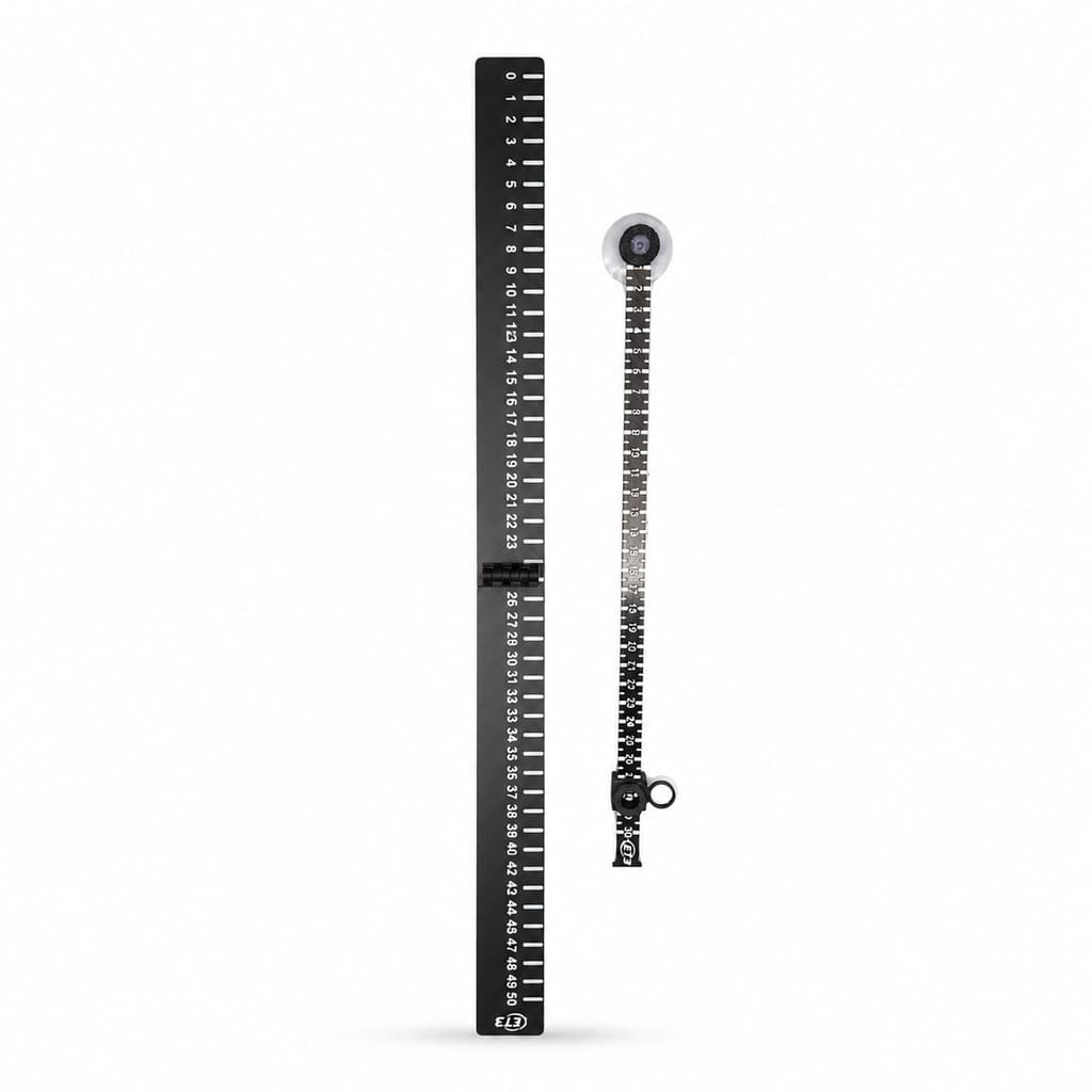 Kit Régua Dobrável 50cm + Compasso para Lousa  - ET3
