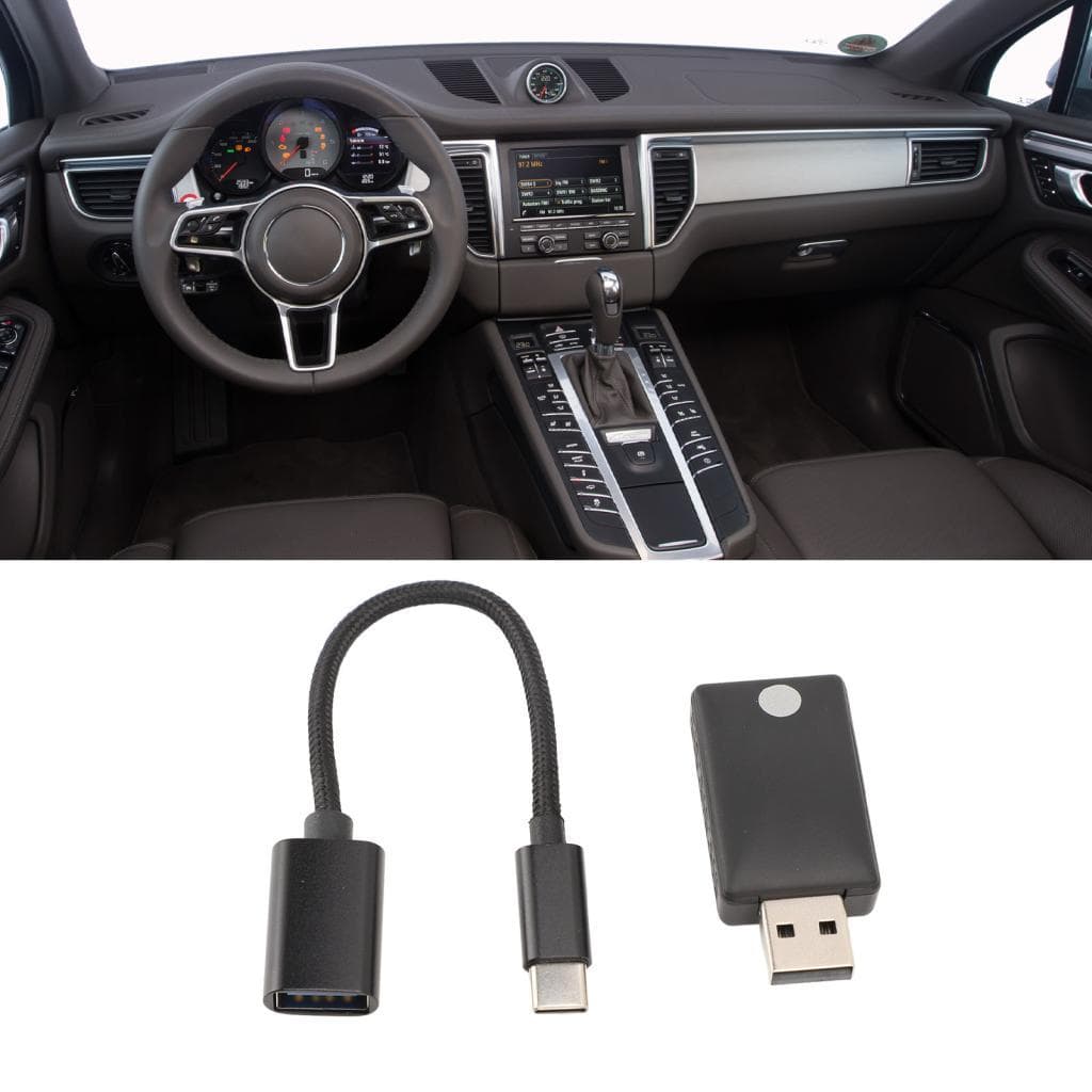 carworld-BR para adaptador sem fio Carplay 1GHz DDR3 64MB RAM 2 em 1 tipo C Bluetooth WiFi Dongle para Android Auto