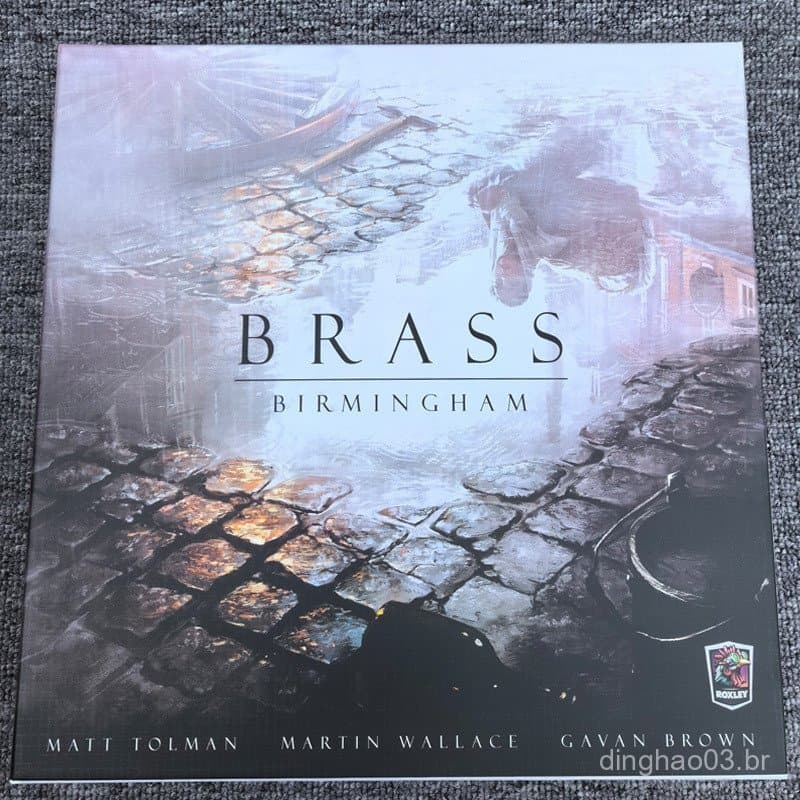 Versão em inglês de Brass: Industrial Revolution Birmingham - Jogo de Tabuleiro Grande de Estratégia e Raciocínio - Jogo
