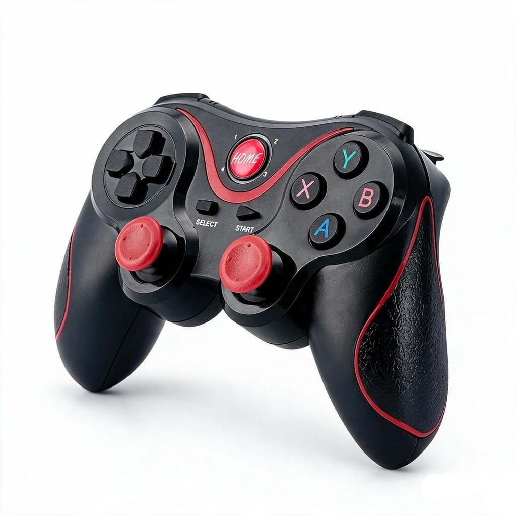 Controle Joystick Bluetooth Universal + cabo usb + suporte para Celular Tablet Android Ipad X3