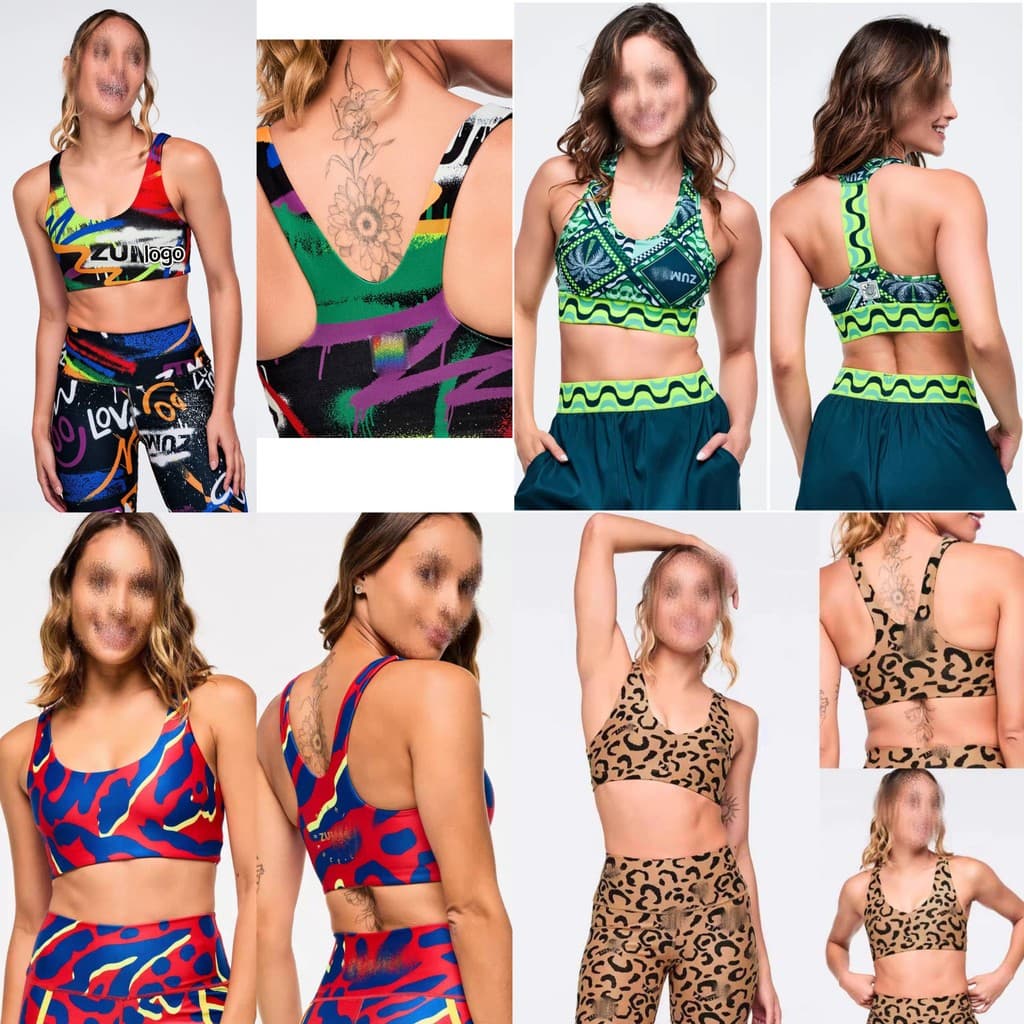 2026 novo estilo ZW roupa interior esportiva feminina de secagem rápida respirável bela barra traseira superior livre al
