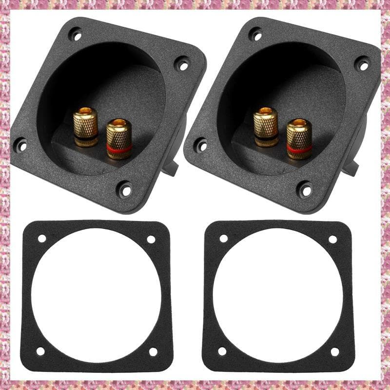 (Zsqa) Conectores De Copo Estéreo Para Carro Doméstico DIY Plugues De Subwoofer Caixa De Alto-Falante De 2 Vias Poste De