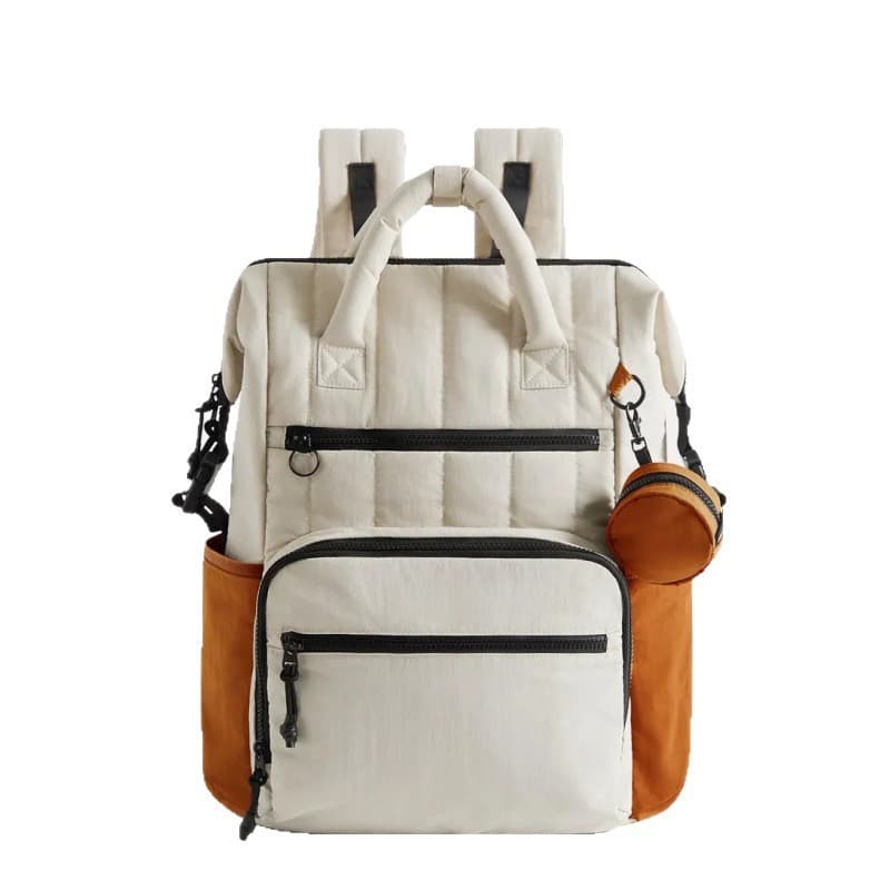 Ombro duplo simples multifuncional novo estilo armazenamento à prova d'água ata capacidade para fora mãe bebê bolsa gran