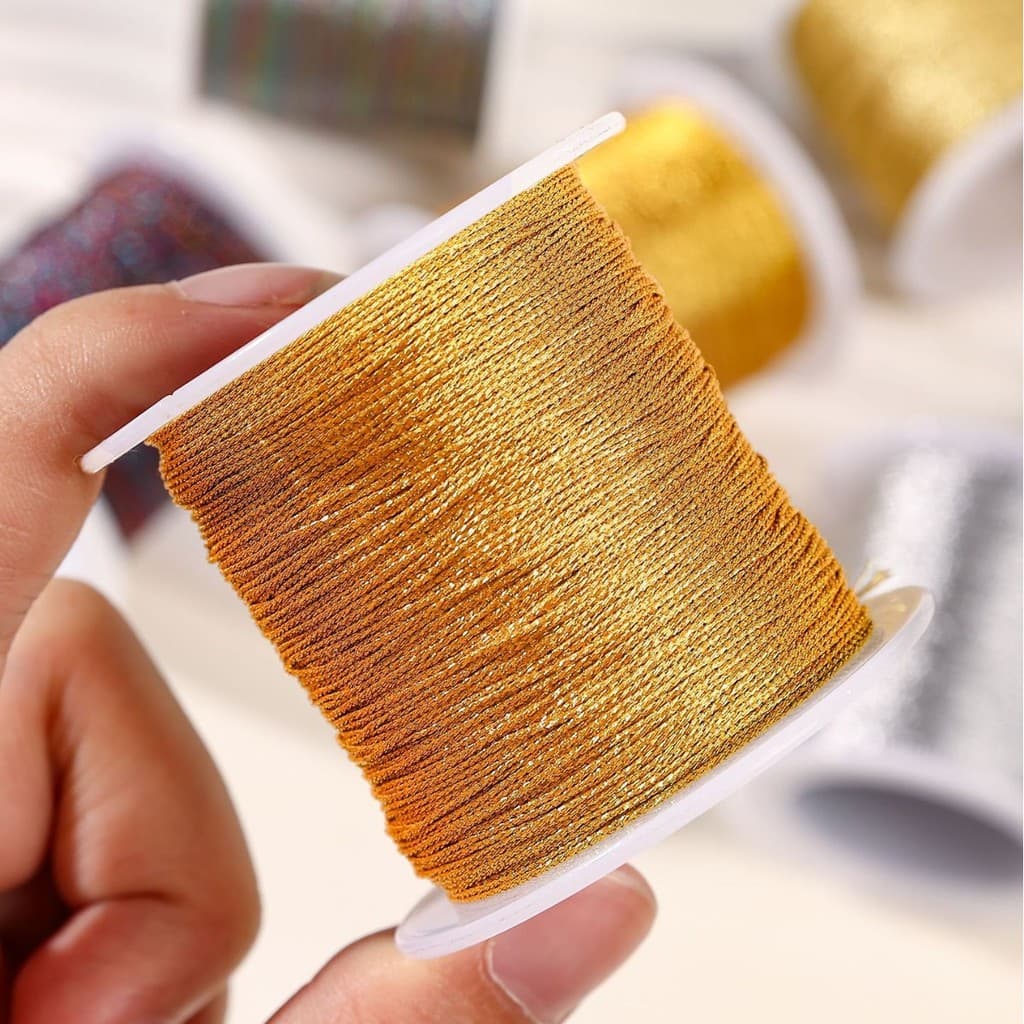 Fio de ouro trançado corda fio diy corda trançada ano do cavalo pulseira 3 6 9 fios fio não. Corda de mão trançada com f