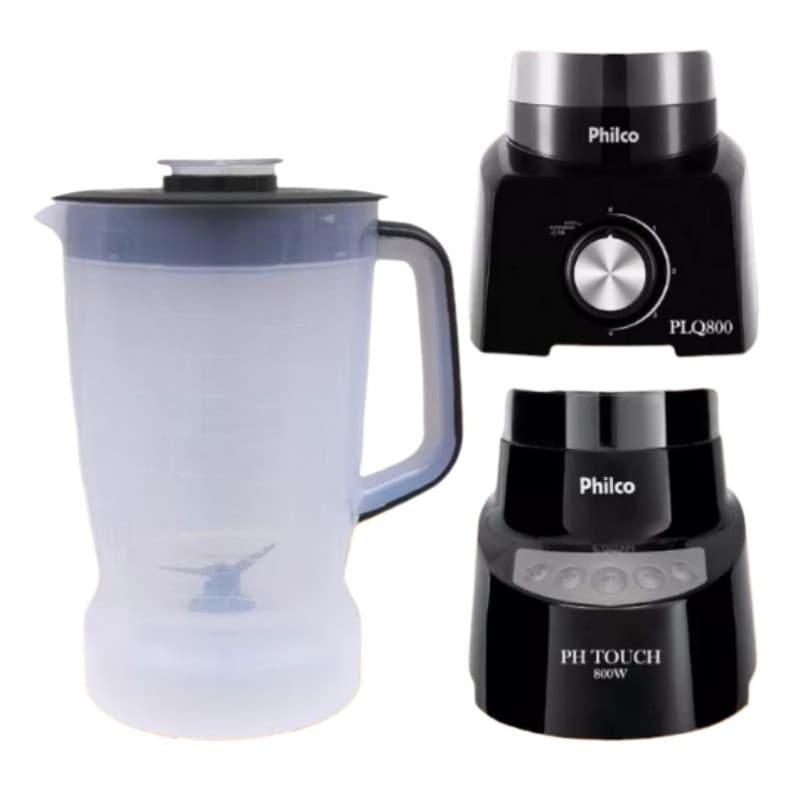 Copo Liquidificador Blq1280 PH 800 Touch Plq Plq 950 Britania Diamante 1000 Turbo Blq Plástico Jarra Compatível Filco