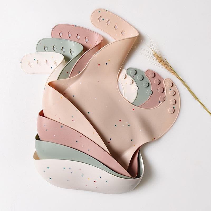 Dinamarca babador para comer bebê, toalha de Saliva, comida complementar, babador de Silicone, à prova d'água, descartáv