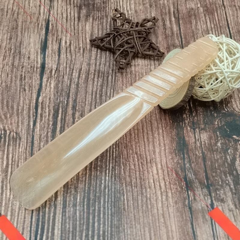 Calçadeira com padrão espiral translúcido, sapato com rosca criativa, sapato portátil escorregadio, usando sapato auxili