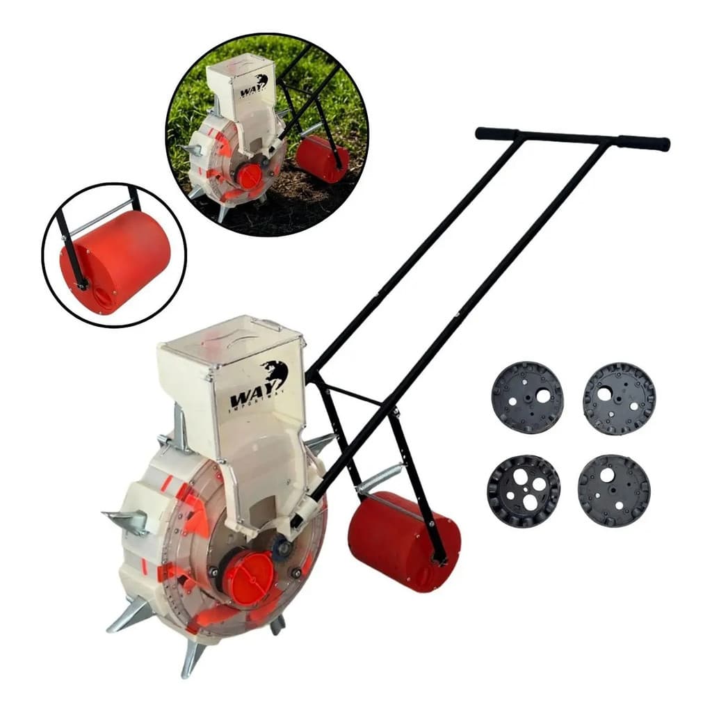 Plantadeira Adubadeira Manual Importway 1 Reservatório 3kg