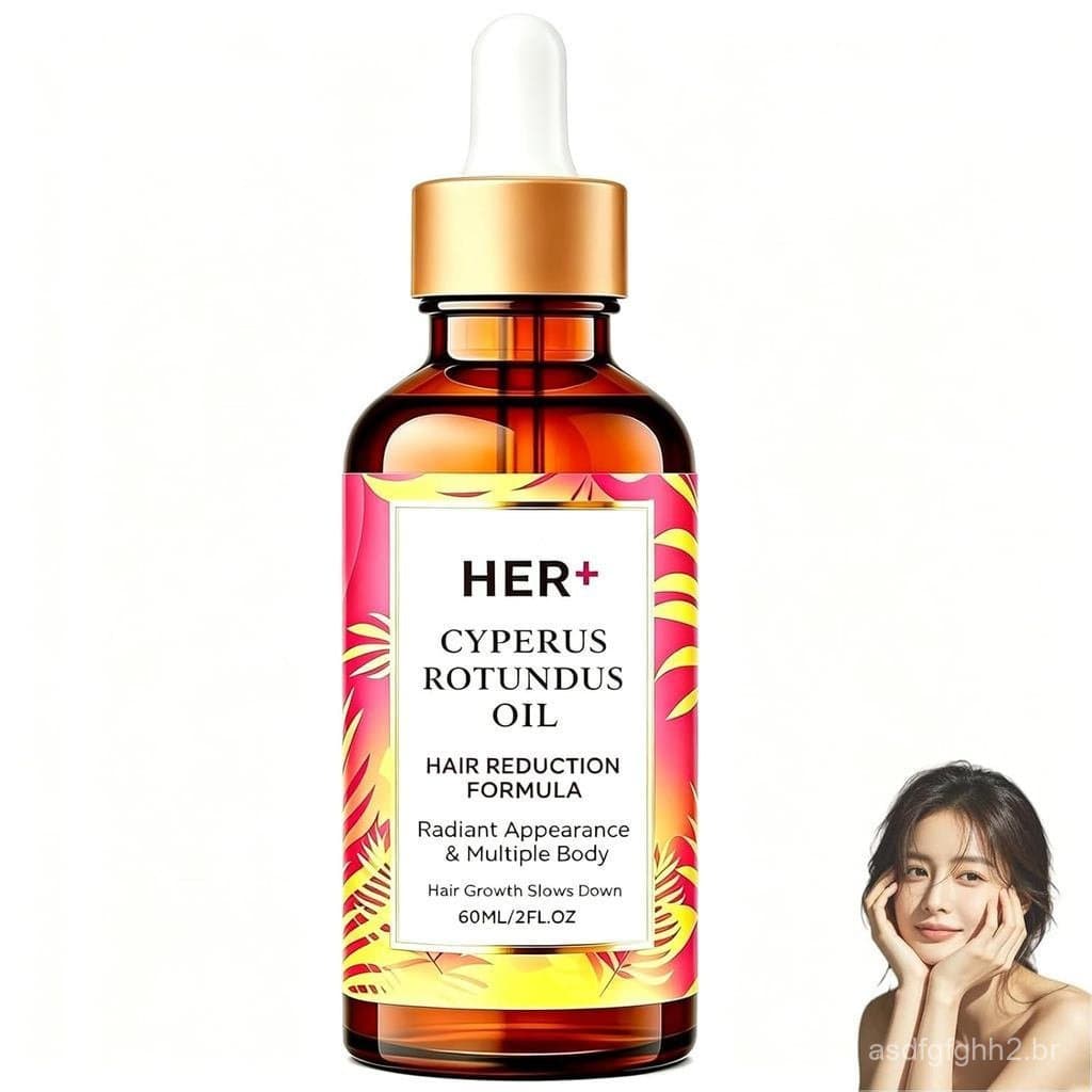 RotundusOil, Sérum para Remoção de Pelos, Óleo para Remoção de Pelos, Hidratante e Cuidado Capilar com Hortelã para Cabe
