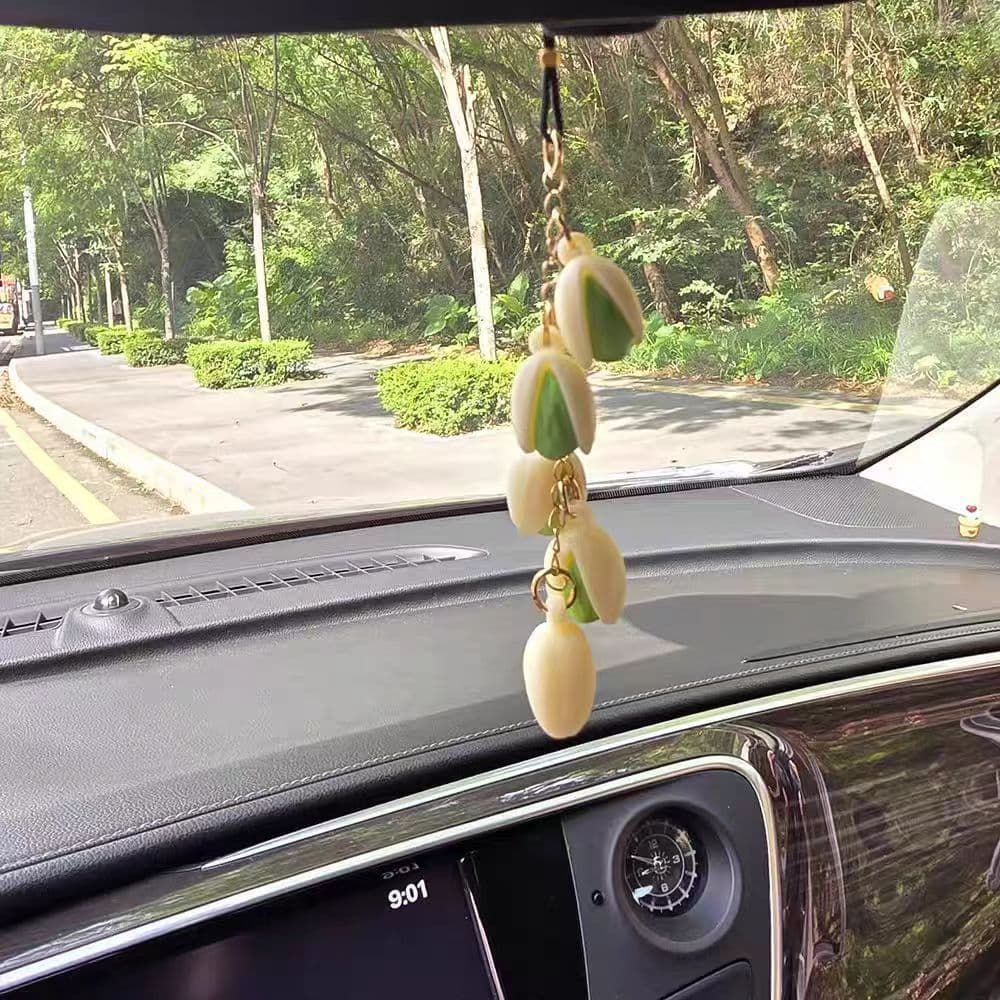 Pingente de carro pistache pingente de carro cinco vezes felicidade simulação comida pingente 2026.09.04