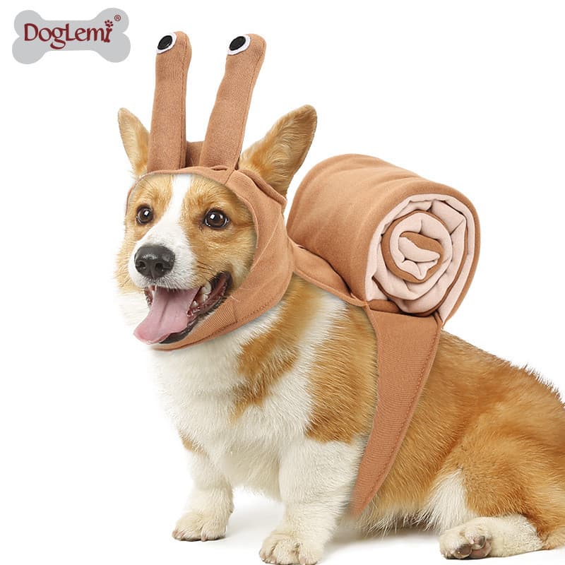 Fantasia De Halloween Para Cães , Gatos , Cabeça De Caracol , Decoração Engraçada