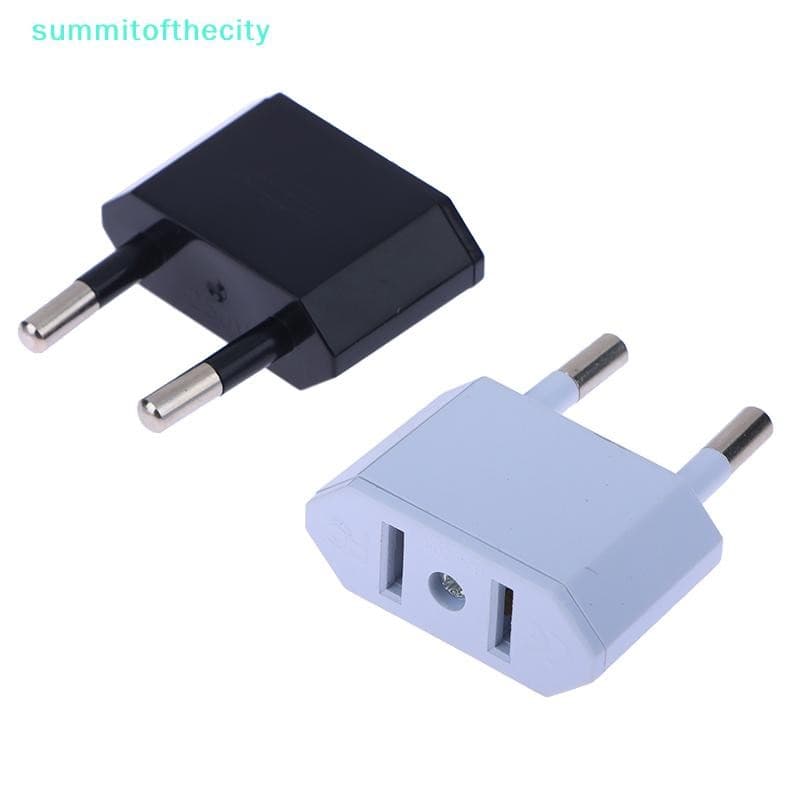 Weijiaott 2 Unidades Adaptador Ue Conversor De Viagem Americano China Eua Para Plugue Euro Plug Elétrico Tomada Elétrica