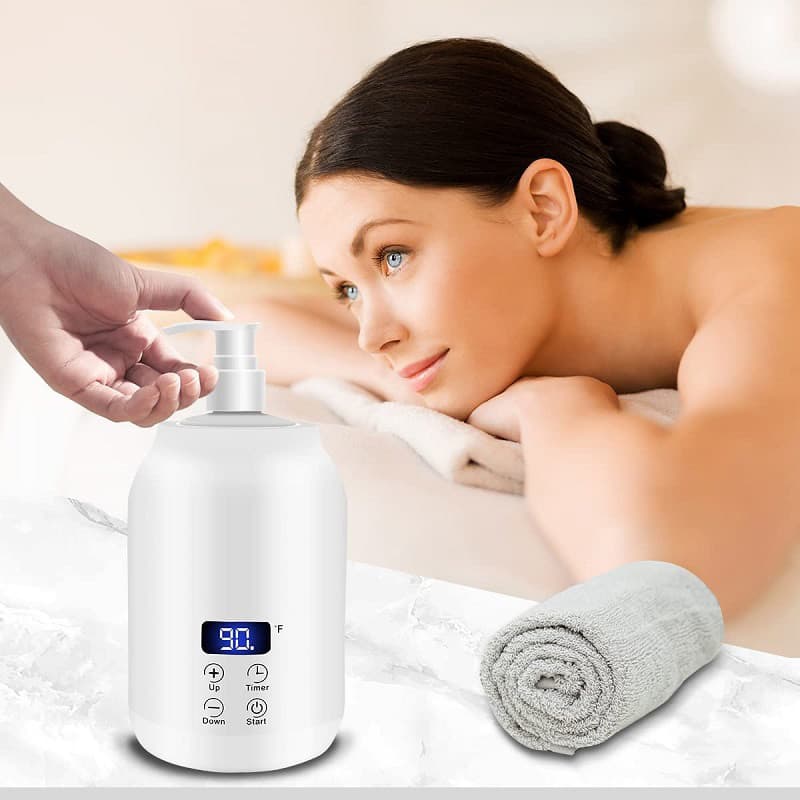Aquecedor De Óleo De Massagem , Loção Digital , Creme , 2 Modos De Calor , Rápido Display LED Com Temporizador