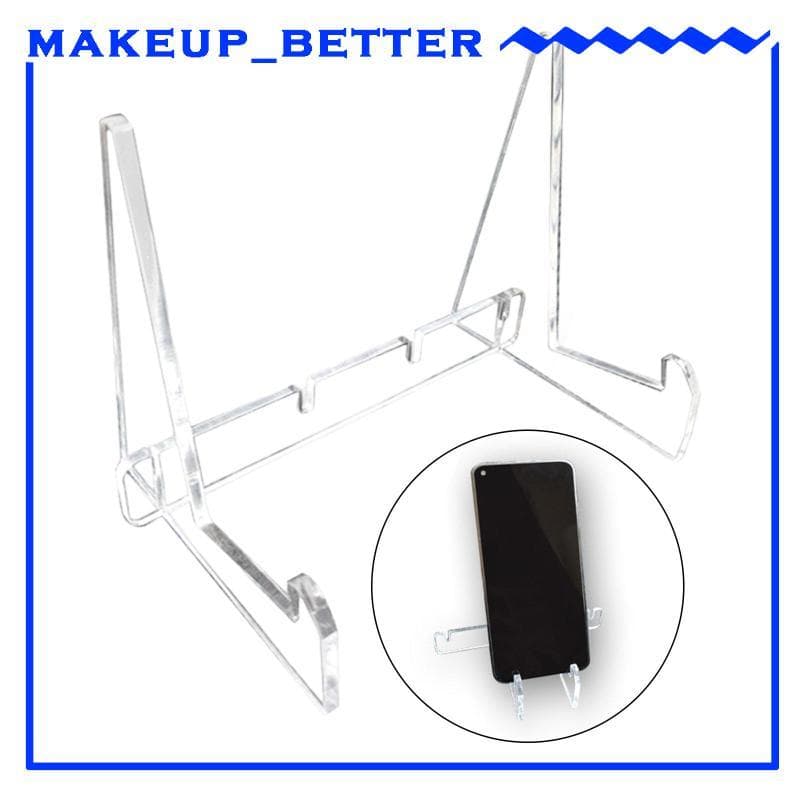 [Makeup_better] Suporte Para Livros Em Acrílico Transparente E Resistente Descanso De Mesa Rack De Armazenamento