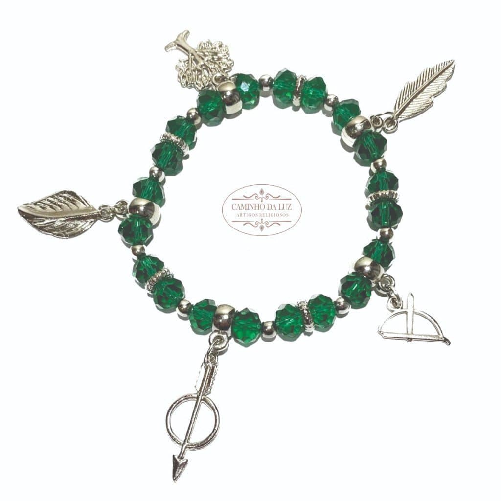 Pulseira De Oxóssi - Orixás Entidade Umbanda Candomblé