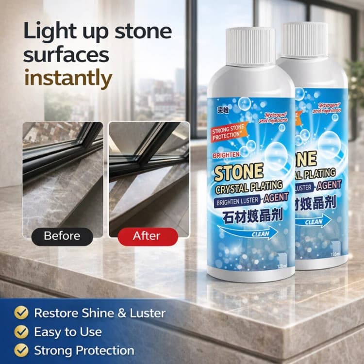 【Durabilidade Extra】JS Universal Stone Crystal Coating/Pedra/Cristalização/Brilho