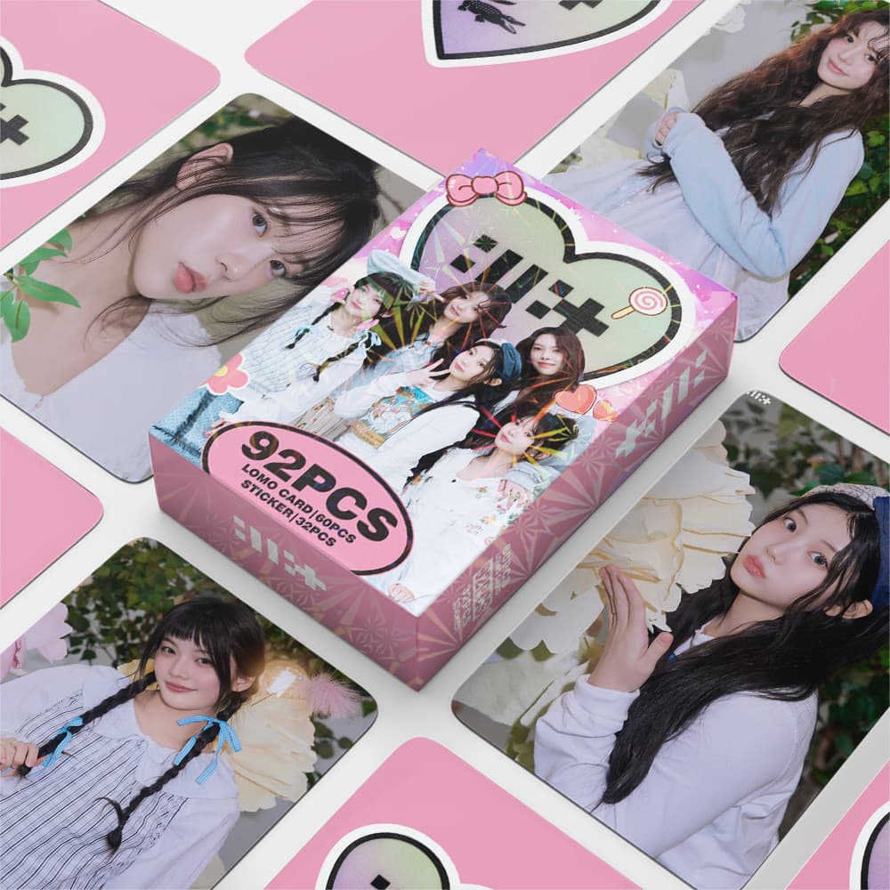 92 Pçs/Set Kpop Idol ILLIT Memory Forest lomo Cartões Postais Coleções De Fãs