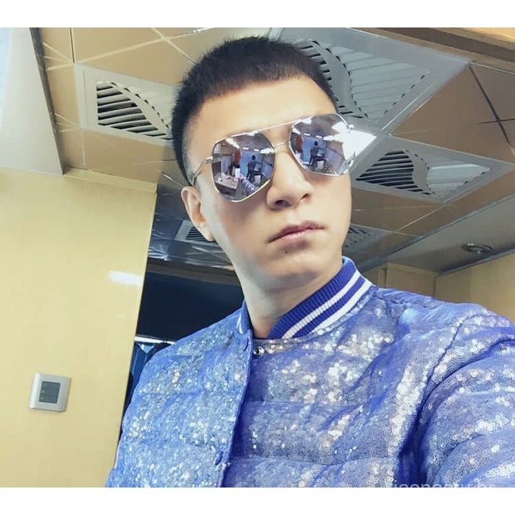 Óculos de sol polarizados populares Sun Honglei, Yang Yang, Chen Weiting, Huang Xiaoming para homens que dirigem, óculos