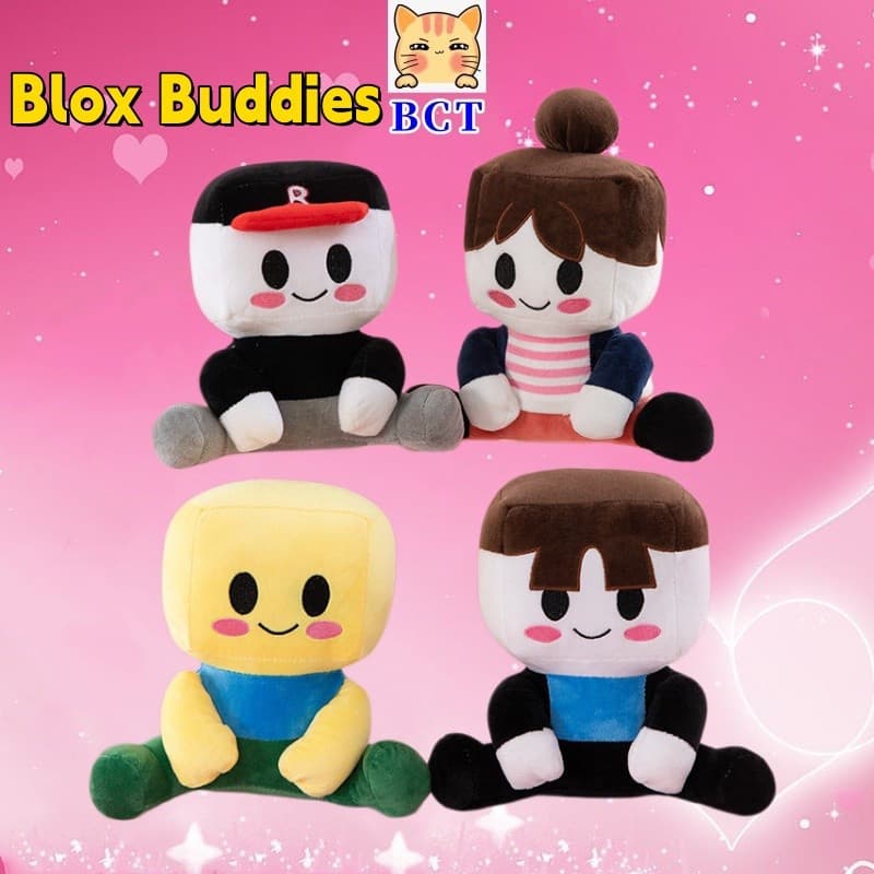 BCT Cute Blox Buddy Personagens De Jogos Bonecos De Pelúcia Criativos Mobiliário Doméstico Presentes De Aniversário Brin