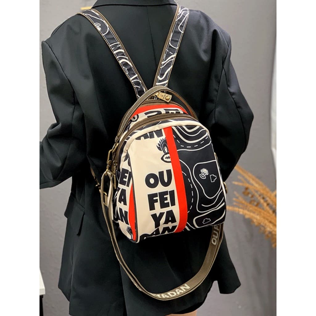 Oxford pano pequena mochila feminina 2026 novo estilo moda senhoras mochila de viagem leve portátil ombro saco do mensag