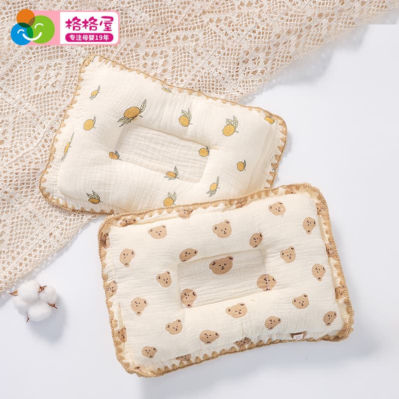 Travesseiro de dormir acolchoado para bebês de 0 a 6 meses, travesseiro de dormir acolchoado para bebês recém-nascidos,