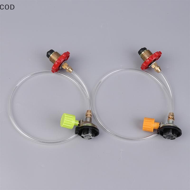 [alc] Adaptador De Recarga De Gás Para Fogão A De Acampamento , Cassete Ao Ar Livre , Válvula De Enchimento De Tanque ,
