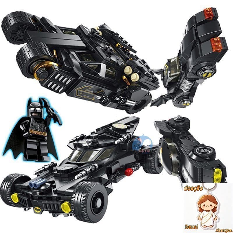 Batmobile Tumbler Blocos De Construção Conjunto Brinquedo , DC Batman Veículo Carro Compatível Com Lego Tijolos