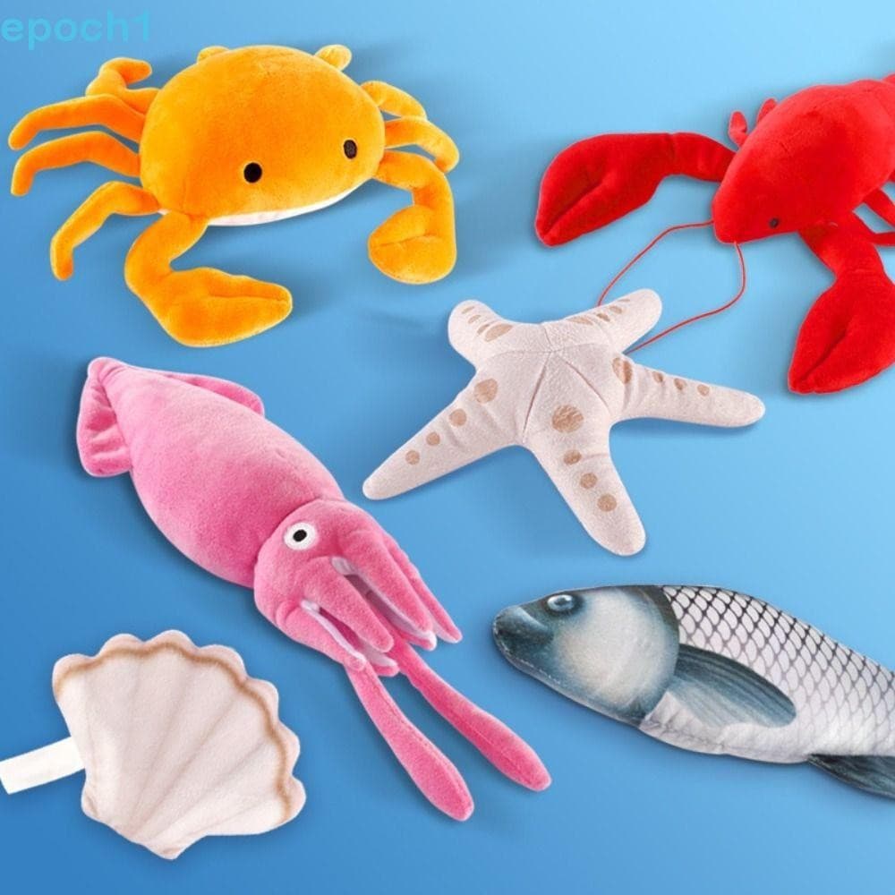 EPOCH1 Simulação Lagosta Recheada , Estrela Do Mar Vieira Parque Marinho Oceano Animal Brinquedo De Pelúcia , Desenho An