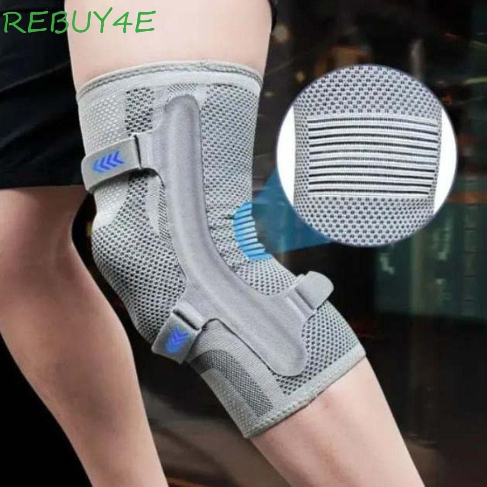REBUY4E Joelheiras Esportivas , Protetor De Perna De Segurança Joelheira De Nylon , Alça Ajustável De Silicone Para Pate