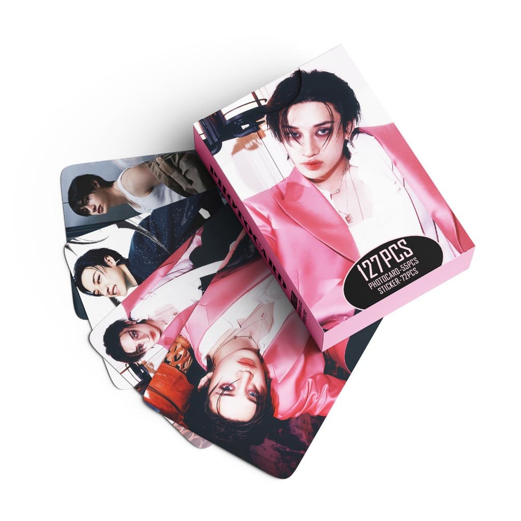Kpop 127 Pçs/Set Stray Kids Bangchan Solo Lomo Cartões Meninos Photocards Straykids Cartão Fotográfico Postal Para Coleç
