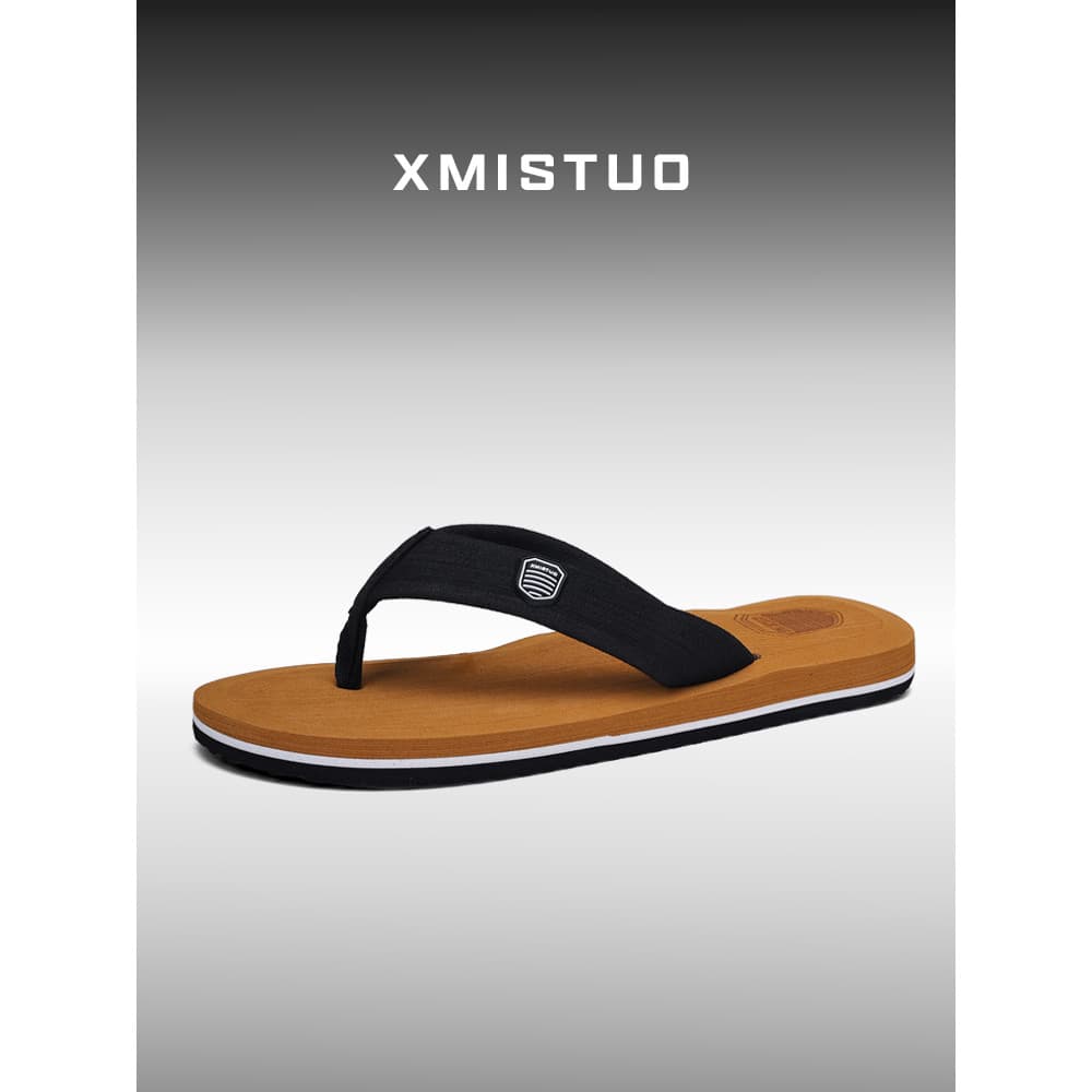 Chinelos masculinos verão 2026 novo estilo exterior usar tamanho grande sandálias de sola grossa chinelos moda antiderra