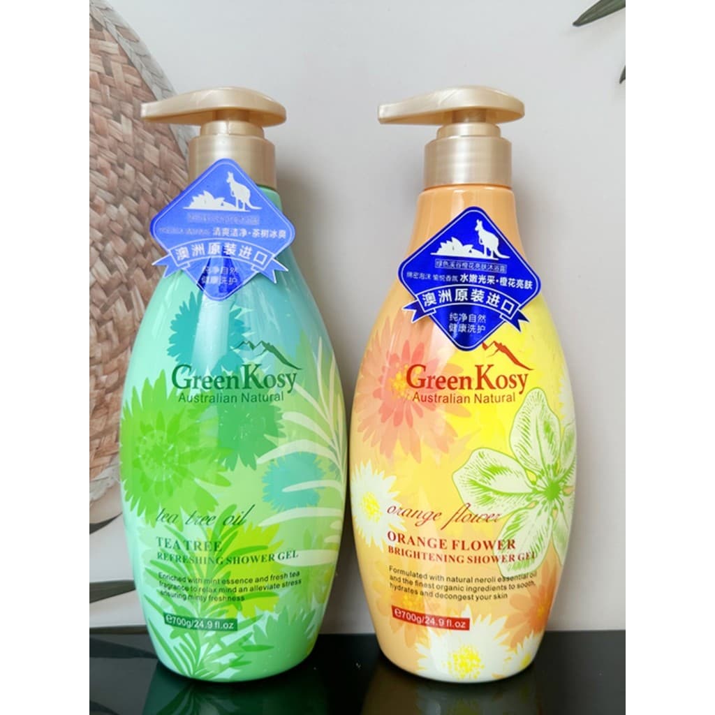 Green Valley Tea Tree Shower Gel Fragrância Limpa Hidratante Hidratante Refrescante Não Oleoso Homens Mulheres