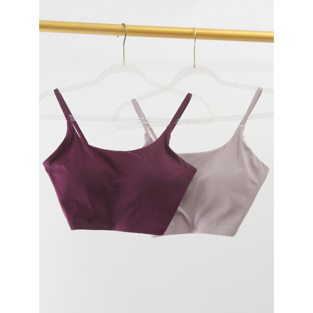 NULS Nude Feel U-Neck Linda Costas Roupa Interior Esportiva Feminina Super Elástica com Almofada No Peito Estilo de Uma