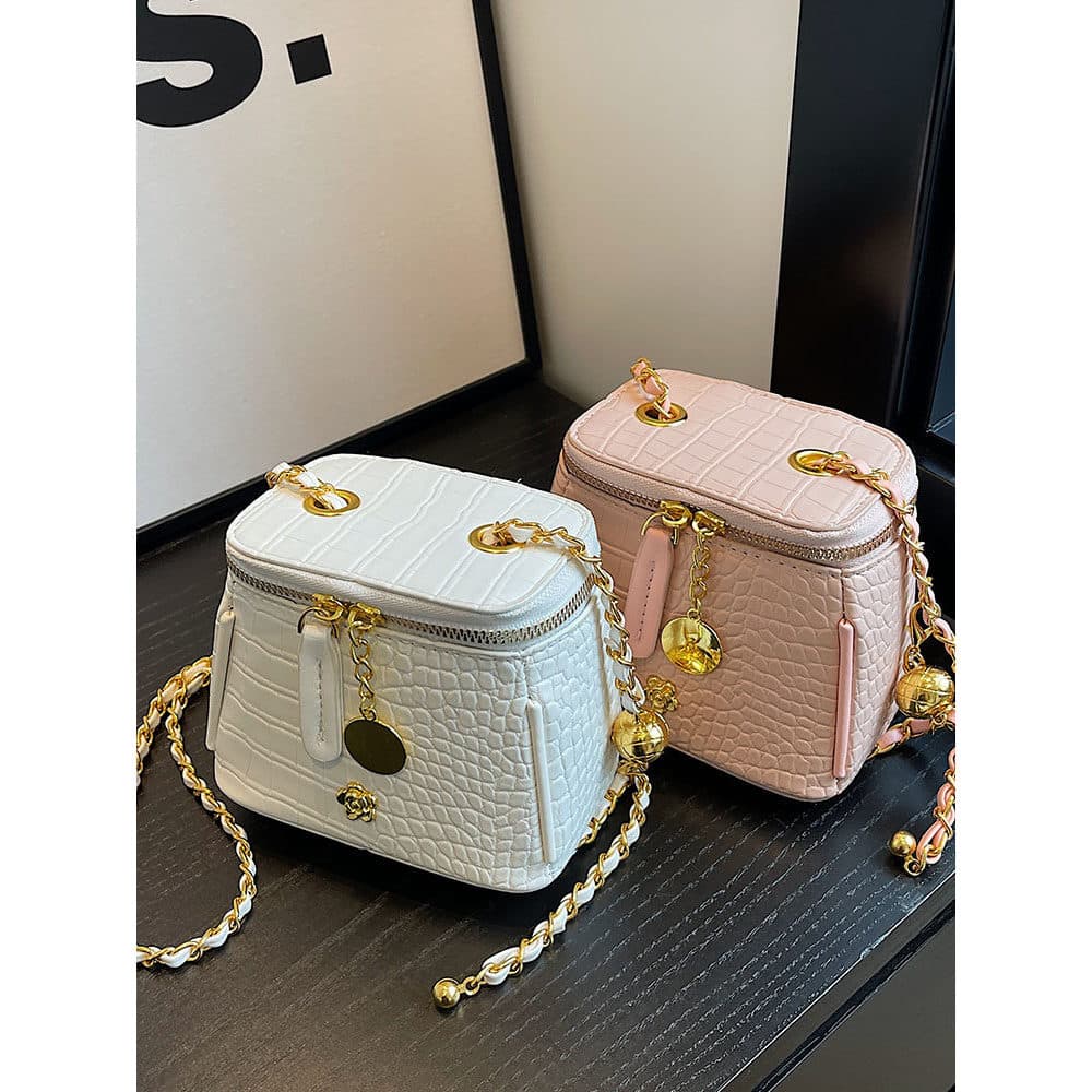 Versão coreana moda Casual High-End pequeno saco feminino novo estilo 2023 verão moda balde saco nicho na moda saco do m