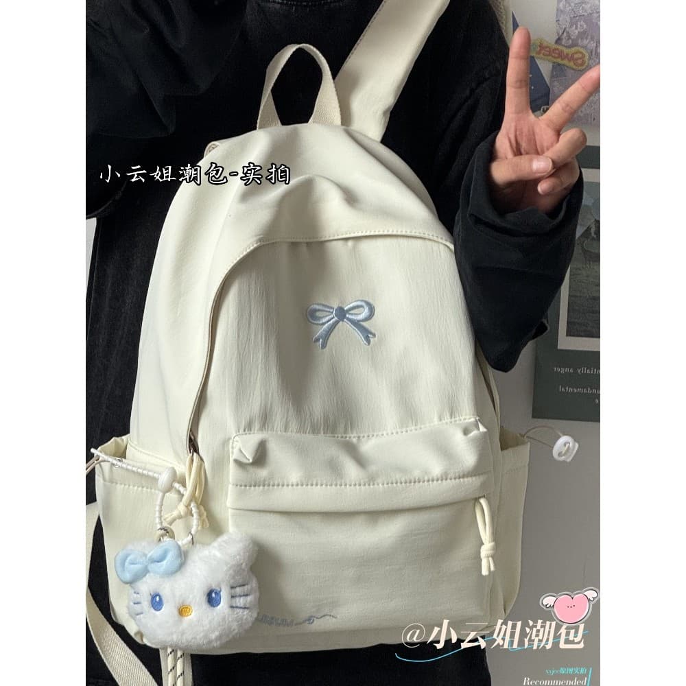 2025 novo estilo fresco mochila feminina quatro quinta série seis nicho ins mochila estudantes do ensino médio mochila d