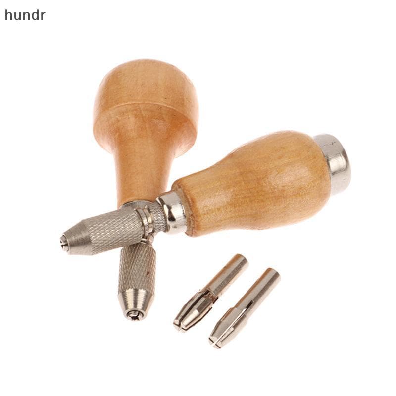 [hundr] Ferramentas De Joias DIY Joalheiros Pin Vise Vice Cabo De Madeira Com 2 Chu Torção Fio Embrulho Broca Kit De